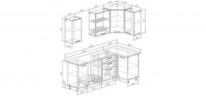 Кухонный гарнитур Умбра 2200*1000 (Стол. 26мм) в Игриме - igrim.mebel24.online | фото 2