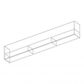 КВИНТА Полка настенная 2000 (белый) в Игриме - igrim.mebel24.online | фото