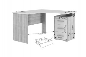 ЛАЙТ 2 Стол компьютерный угловой (1200) в Игриме - igrim.mebel24.online | фото 2