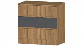 ЛЕНОРА Комод 3 ящика (графит) в Игриме - igrim.mebel24.online | фото