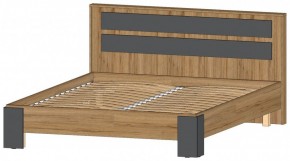 ЛЕНОРА Спальный гарнитур (модульный) графит в Игриме - igrim.mebel24.online | фото 4