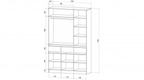 ЛЕНОРА Спальный гарнитур (модульный) кашемир в Игриме - igrim.mebel24.online | фото 9