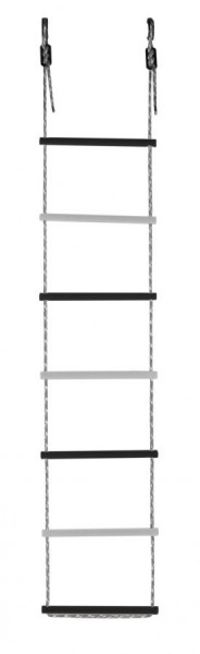 Лестница веревочная 7 перекладин цв.черный, белый D=25  в Игриме - igrim.mebel24.online | фото