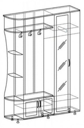 ЛИКА №1 Прихожая ЛДСП в Игриме - igrim.mebel24.online | фото 5