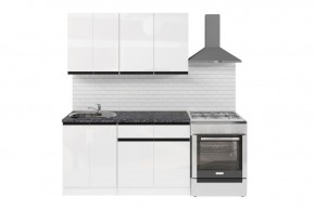 ЛОТОС Кухонный гарнитур Медиум 2 (1400 мм) в Игриме - igrim.mebel24.online | фото 3