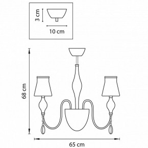 Люстра на штанге Lightstar Escica 806050 в Игриме - igrim.mebel24.online | фото 6