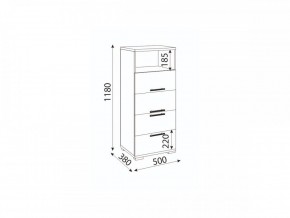 Мармарис (гостиная) М10 Комод малый в Игриме - igrim.mebel24.online | фото 2