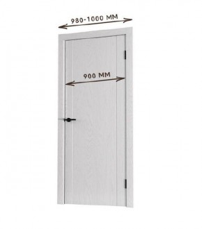 Межкомнатная дверь Bolivar Каньон браун (комплект) 900 в Игриме - igrim.mebel24.online | фото