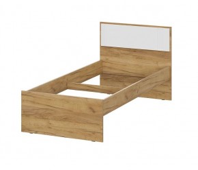 МИЛАН Кровать одинарная 900 (Белый матовый) *без основания в Игриме - igrim.mebel24.online | фото