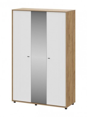 МИЛАН Шкаф трехстворчатый (Белый матовый) в Игриме - igrim.mebel24.online | фото