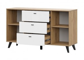 МИЛАН Спальня (Дуб Золотой/Белый матовый) в Игриме - igrim.mebel24.online | фото 15