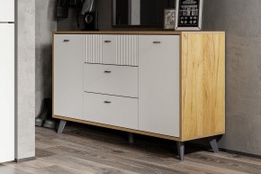 МИЛАН Спальня (Дуб Золотой/Белый матовый) в Игриме - igrim.mebel24.online | фото 48