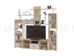 МИНИ-2 Гостиная (МДФ) Белый глянец/Дуб Крафт в Игриме - igrim.mebel24.online | фото 2