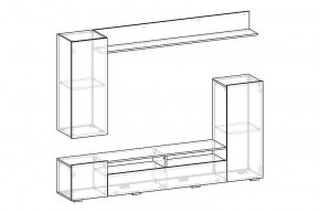 МИЯ Гостиная (ясень анкор светлый) в Игриме - igrim.mebel24.online | фото 2