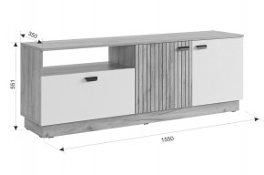 МОДИ К1 Гостиная (белое дерево) в Игриме - igrim.mebel24.online | фото 4