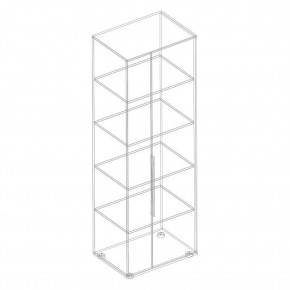 МОНИКА Шкаф 2-ств c полками в Игриме - igrim.mebel24.online | фото 2