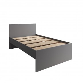 МОРИ КРМЯ 1200.1/1 Кровать с нишей под ящики (графит) в Игриме - igrim.mebel24.online | фото 1