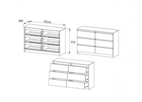 МОРИ МК 1206 Комод (графит) в Игриме - igrim.mebel24.online | фото 2