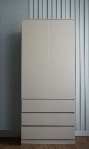 МОРИ МШ 900.2 Шкаф с 2-мя дв. и 3-мя ящ. ВЫСОКИЙ (Сатин) в Игриме - igrim.mebel24.online | фото