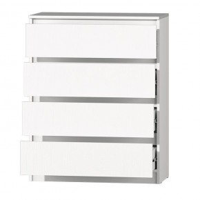 МС "Хилтон" Комод №1 800 (4 ящ.) белый текстурный в Игриме - igrim.mebel24.online | фото 3