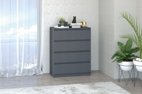 МС "Хилтон" Комод №1 800 (4 ящ.) графит в Игриме - igrim.mebel24.online | фото