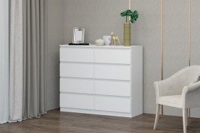 МС "Хилтон" Комод №3 1200 (8 ящ.) белый текстурный в Игриме - igrim.mebel24.online | фото