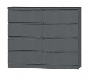 МС "Хилтон" Комод №3 1200 (8 ящ.) графит в Игриме - igrim.mebel24.online | фото 2