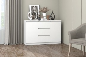 МС "Хилтон" Комод №4 1200 (белый текстурный) в Игриме - igrim.mebel24.online | фото