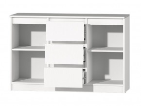 МС "Хилтон" Комод №4 1200 (белый текстурный) в Игриме - igrim.mebel24.online | фото 3