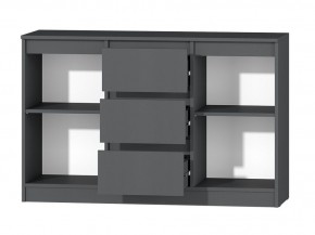 МС "Хилтон" Комод №4 1200 (графит) в Игриме - igrim.mebel24.online | фото 3
