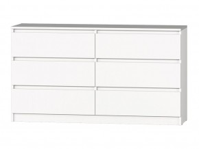 МС "Хилтон" Комод №5 1400 (6 ящ.) белый текстурный в Игриме - igrim.mebel24.online | фото 2