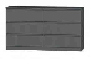МС "Хилтон" Комод №5 1400 (6 ящ.) графит в Игриме - igrim.mebel24.online | фото 2