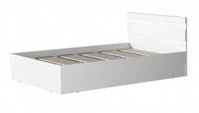 МС "Хилтон" Кровать 1,2 (Белый текстурный) в Игриме - igrim.mebel24.online | фото 2