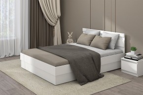 МС "Хилтон" Кровать 1,4 (Белый текстурный) в Игриме - igrim.mebel24.online | фото