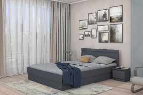 МС "Хилтон" Кровать 1,6 (графит) в Игриме - igrim.mebel24.online | фото