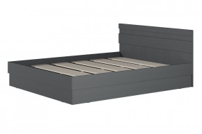 МС "Хилтон" Кровать 1,6 (графит) в Игриме - igrim.mebel24.online | фото 2