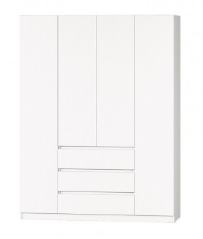 МС "Хилтон" Шкаф №1 1600 (Белый текстурный) в Игриме - igrim.mebel24.online | фото 2