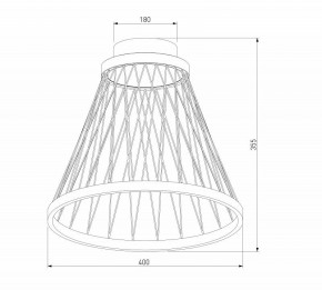 Накладной светильник Eurosvet Cesta 40018/1 LED коричневый в Игриме - igrim.mebel24.online | фото 4