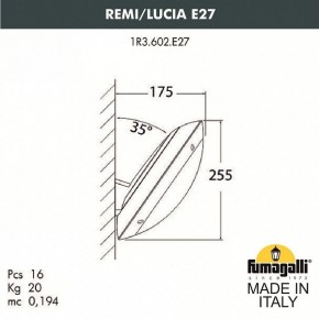 Накладной светильник Fumagalli Lucia 1R3.602.000.LYE27 в Игриме - igrim.mebel24.online | фото 2