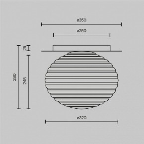 Накладной светильник Maytoni Reels MOD268CL-01B в Игриме - igrim.mebel24.online | фото 3