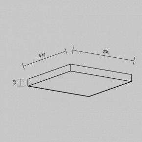 Накладной светильник Maytoni Zon C032CL-90W3K-SQ-B в Игриме - igrim.mebel24.online | фото 10