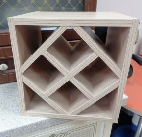 Настольная барная полка Куб на 8 бутылок в Игриме - igrim.mebel24.online | фото 2