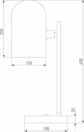 Настольная лампа декоративная Eurosvet Bambola 01164/1 латунь в Игриме - igrim.mebel24.online | фото 2