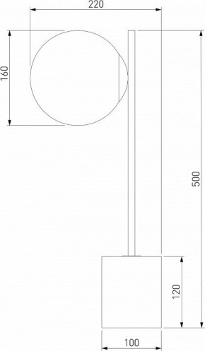 Настольная лампа декоративная Eurosvet Marbella 01157/1 латунь в Игриме - igrim.mebel24.online | фото 3
