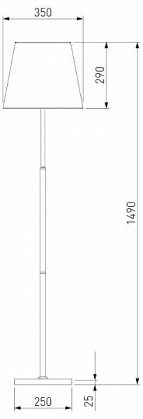 Настольная лампа декоративная Eurosvet Ozark 01156/1 латунь в Игриме - igrim.mebel24.online | фото 2