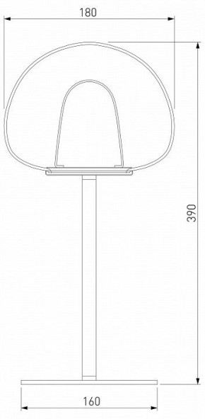 Настольная лампа декоративная Eurosvet Twice 90326/1 черный в Игриме - igrim.mebel24.online | фото 2