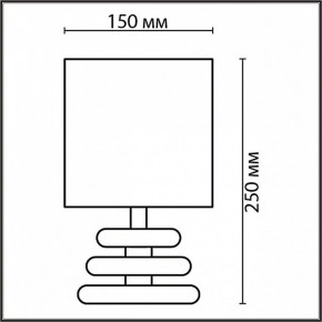 Настольная лампа декоративная Lumion Latza 8126/1Т в Игриме - igrim.mebel24.online | фото 3