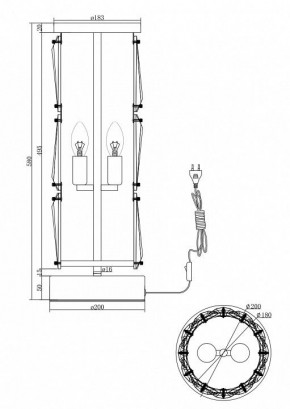 Настольная лампа декоративная Maytoni Puntes MOD043TL-02G в Игриме - igrim.mebel24.online | фото 3