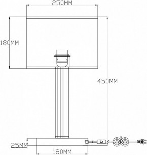 Настольная лампа декоративная Moderli Claim V2651-1T в Игриме - igrim.mebel24.online | фото