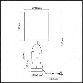 Настольная лампа декоративная Odeon Light Pollen 5424/1T в Игриме - igrim.mebel24.online | фото 5